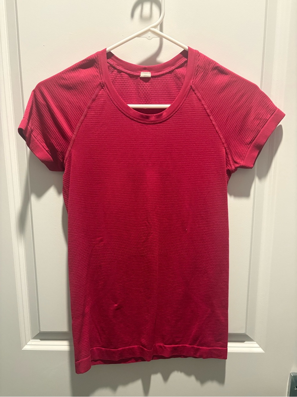 lululemon athletica Short Sleeve Crewneck Top - Red